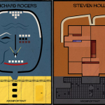 Archiportrait : Federico Babina Visualizes Famous Architects Using Bits and Pieces of Their Best Work